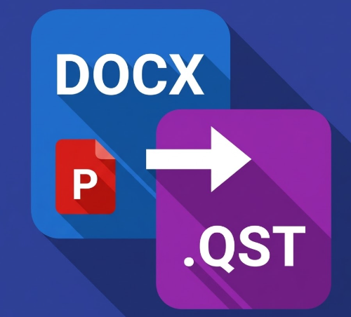 PDF & DOCX to .QST Converter